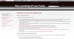 Desktop Screenshot of leofranklynching.wikidot.com