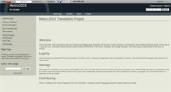 Desktop Screenshot of metro2033.wikidot.com