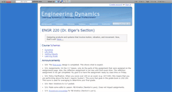 Desktop Screenshot of engineering-dynamics.wikidot.com