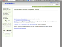 Tablet Screenshot of christian-love.wikidot.com