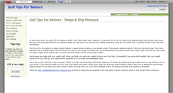 Desktop Screenshot of golf-tips-for-seniors.wikidot.com