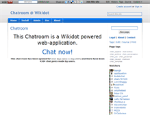 Tablet Screenshot of chatroom.wikidot.com