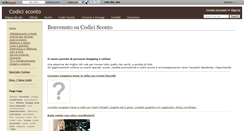 Desktop Screenshot of codicisconto.wikidot.com