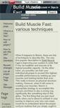 Mobile Screenshot of buildmusclefast.wikidot.com