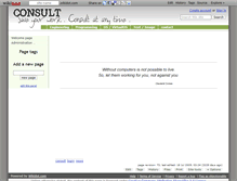 Tablet Screenshot of consult.wikidot.com
