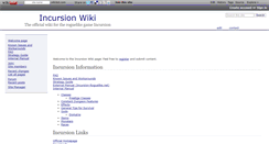 Desktop Screenshot of incursion.wikidot.com