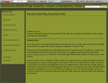 Tablet Screenshot of genesisrp.wikidot.com