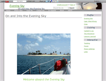 Tablet Screenshot of eveningsky.wikidot.com