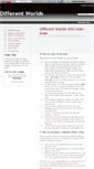 Mobile Screenshot of different-worlds.wikidot.com