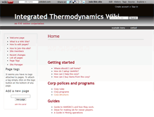 Tablet Screenshot of integratedthermodynamics.wikidot.com