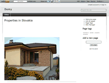 Tablet Screenshot of domy.wikidot.com