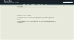 Desktop Screenshot of customlol.wikidot.com