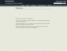 Tablet Screenshot of customlol.wikidot.com