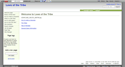 Desktop Screenshot of lawsofthetribe.wikidot.com