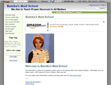 Tablet Screenshot of maidschool.wikidot.com