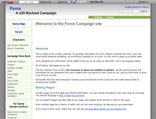 Tablet Screenshot of force.wikidot.com