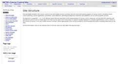 Desktop Screenshot of cancer-control.wikidot.com
