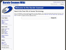 Tablet Screenshot of karate-cosmos.wikidot.com