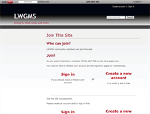 Tablet Screenshot of lwgms.wikidot.com