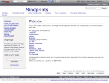 Tablet Screenshot of mindprints.wikidot.com