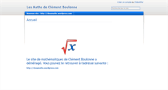 Desktop Screenshot of clementboulonne.wikidot.com