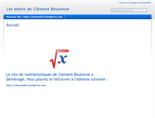 Tablet Screenshot of clementboulonne.wikidot.com