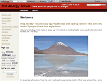 Tablet Screenshot of nutallergytravel.wikidot.com