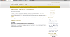 Desktop Screenshot of gamersend.wikidot.com