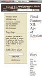 Mobile Screenshot of ffxiiaor.wikidot.com