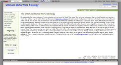 Desktop Screenshot of mafiawarsstrategy.wikidot.com