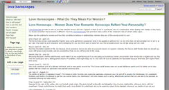 Desktop Screenshot of lovehoroscopes.wikidot.com