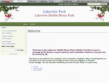 Tablet Screenshot of lakeviewpark.wikidot.com