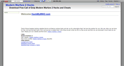 Desktop Screenshot of modernwarfare2hacks.wikidot.com