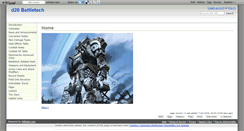 Desktop Screenshot of d20battletech.wikidot.com