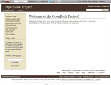 Tablet Screenshot of openbookproject.wikidot.com