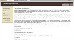 Desktop Screenshot of gamesofadventure.wikidot.com