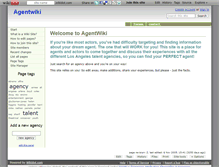 Tablet Screenshot of agentwiki.wikidot.com
