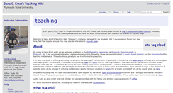 Desktop Screenshot of dcernst-teaching.wikidot.com