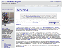 Tablet Screenshot of dcernst-teaching.wikidot.com
