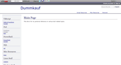 Desktop Screenshot of dummkauf.wikidot.com