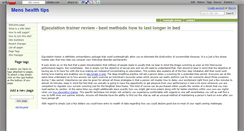 Desktop Screenshot of menshealthtips.wikidot.com
