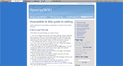 Desktop Screenshot of howrsewiki.wikidot.com