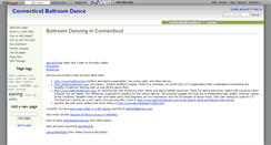 Desktop Screenshot of ct-ballroom-dance.wikidot.com