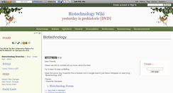 Desktop Screenshot of biotechnology.wikidot.com
