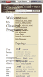 Mobile Screenshot of classicalprogrammer.wikidot.com