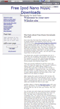Mobile Screenshot of freeipodnanomusicdownloads.wikidot.com