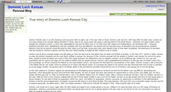 Desktop Screenshot of dominiclusk.wikidot.com