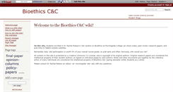Desktop Screenshot of bioethicsc-c.wikidot.com