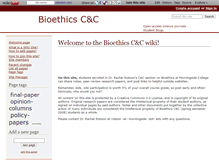Tablet Screenshot of bioethicsc-c.wikidot.com
