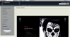 Desktop Screenshot of calavera.wikidot.com